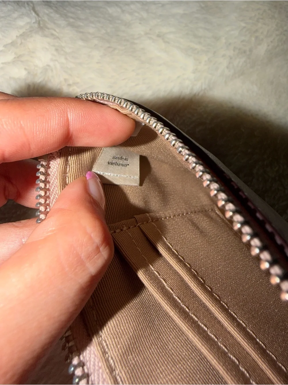 COACH Pink Butterfly Wristlet